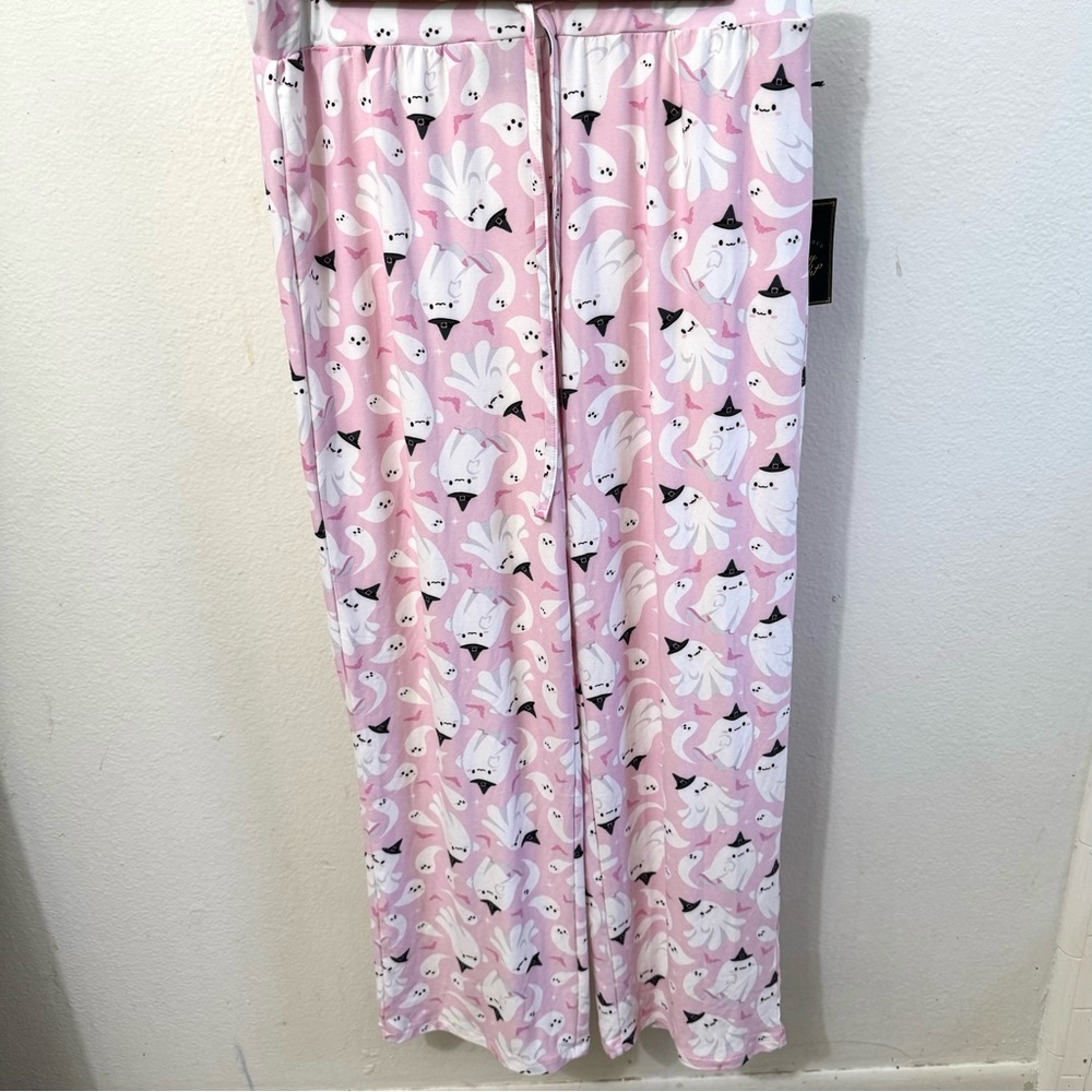 NWT Pink ghosts pajama lounge pants Medium M